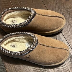 UGG Men's Brown Suede Slip-Ons